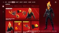 You can now purchase the Ghost Rider skin in Fortnite (Image via Epic Games)
